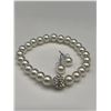 Image 3 : Faux Pearl Necklace & Earring set