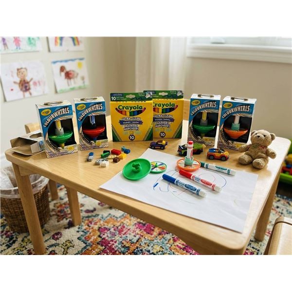 Crayola Colour Whirls and Ultra-Clean Markers