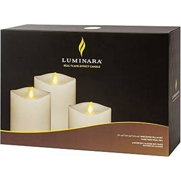 Luminara Real Flame-Effect Candle Set