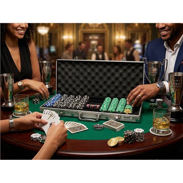 Poker Chip Set in Aluminum Case