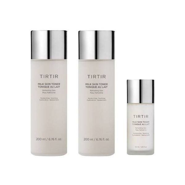 TIRTIR Milk Skin Toner Lot, 3 Bottles
