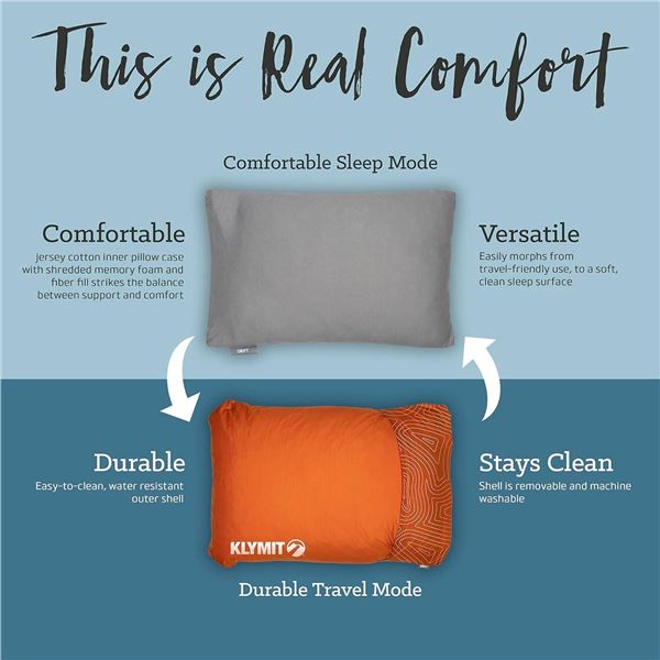 Klymit Drift Camping Pillow Regular