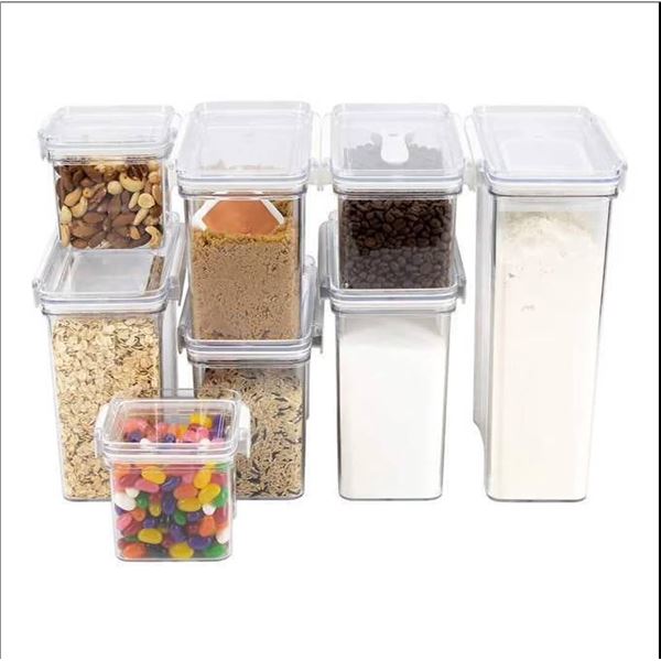 Clear Plastic Storage Containers 8 Containers With Lids