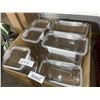 Image 2 : Clear Plastic Storage Containers 8 Containers With Lids