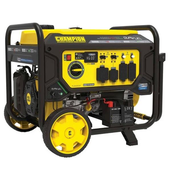 Champion 10000W Dual Fuel Generator With Cover