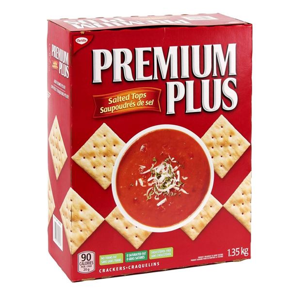 Premium Plus Salted Tops Crackers 12-Pack x 112g