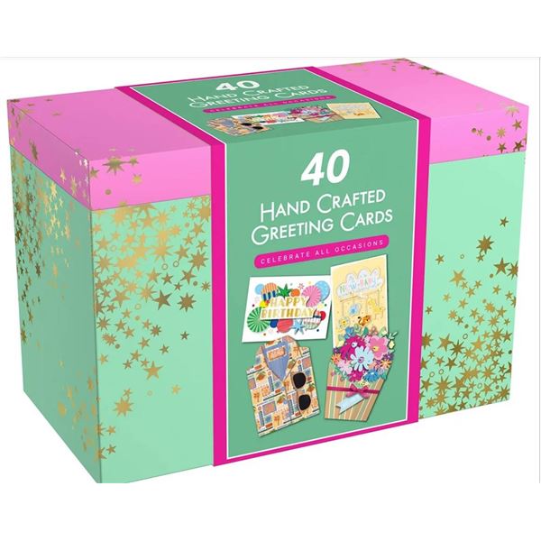 40 Hand Crafted Greeting Cards