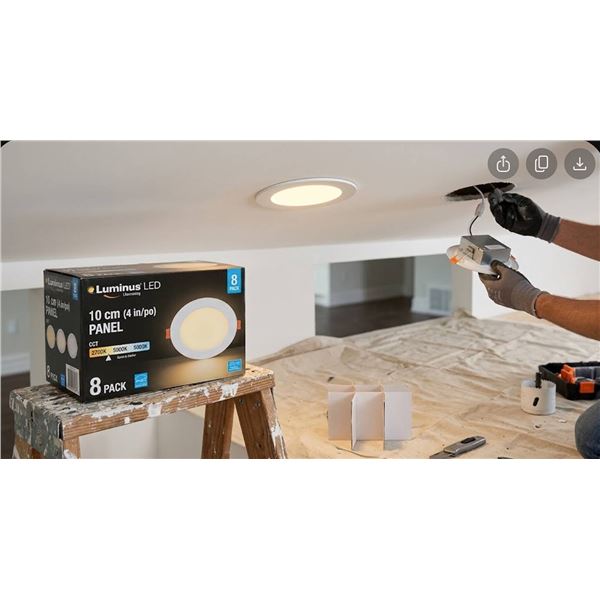 Luminus LED 4-Inch Panel 8-Pack