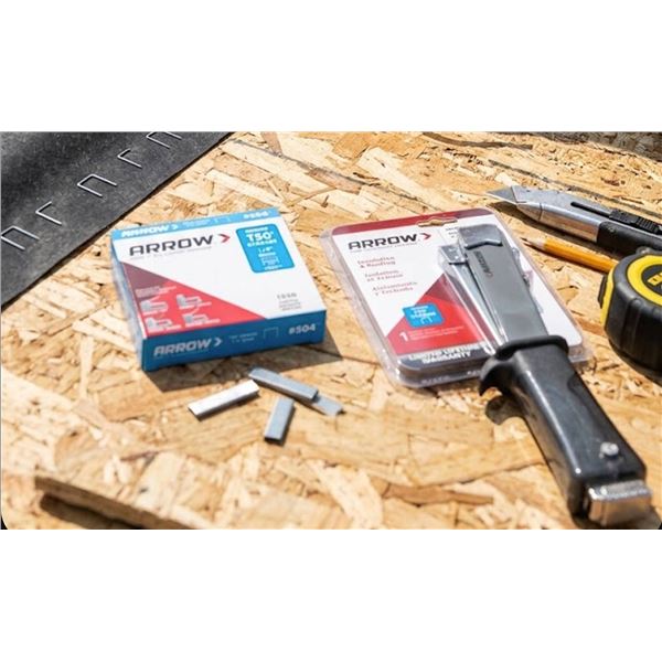Arrow Hammer Tacker With 4 Packs T50 Staples