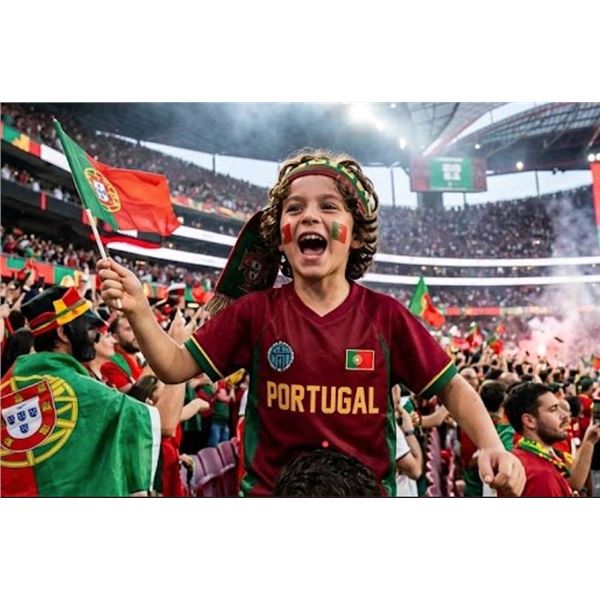 Portugal Youth Soccer Jersey Top 10/12