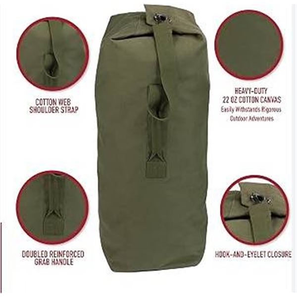 Rothco Military Top Load Duffle Bag Foliage