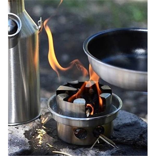 Kelly Kettle Small Hobo Stove Stainless Steel