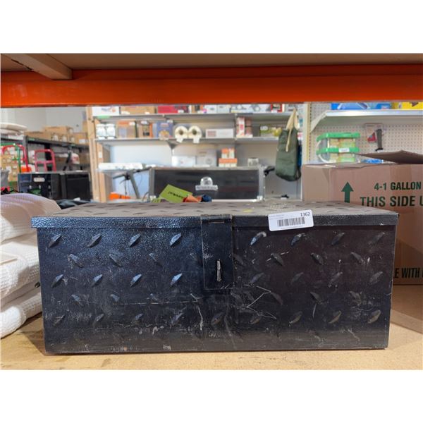 Black Metal Toolbox With Contents