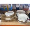 Image 2 : 8 White Ceramic Bowls and Plates