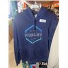 Image 2 : Hurley Navy Blue Pullover Hoodie, Size M