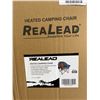 Image 3 : REALEAD Heated Camping Chair, Grey