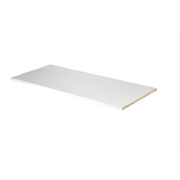 Lot of 10 - Rubbermaid 4-Foot White Wall Shelf