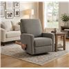 Image 1 : True Innovations Fabric Swivel Glider Recline