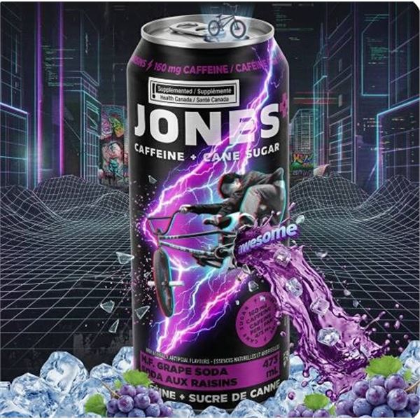 Jones MF Grape Soda 473ml x 11 Cans