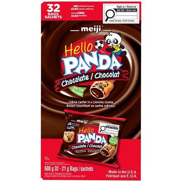 Meiji Hello Panda Chocolate 32-Pack