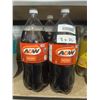 Image 3 : A&W Root Beer Bottles, 3 x 2L