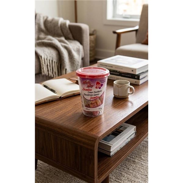 Koala Kup Jumbo Sour Suckers 140g (12 Pack)