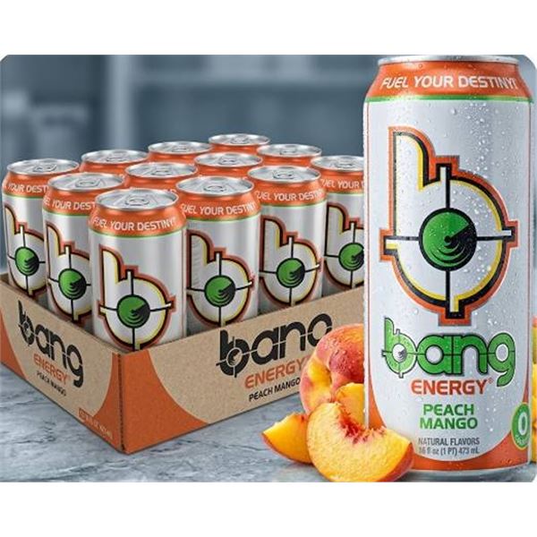 Bang Energy Peach Mango 12 x 473mL