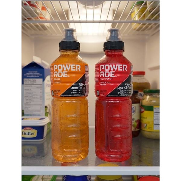 Powerade Fruit Punch & Orange 710ml Bottles, 12 Pack