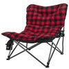 Image 1 : RIO Folding Butterfly Chair Plaid Fabric
