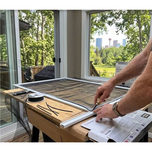 Lot of 2 - Climaloc Invisible Screen 48x84 in,