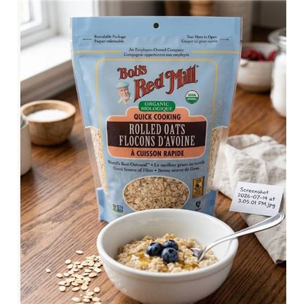 Bob's Red Mill Organic Quick Cooking Rolled O