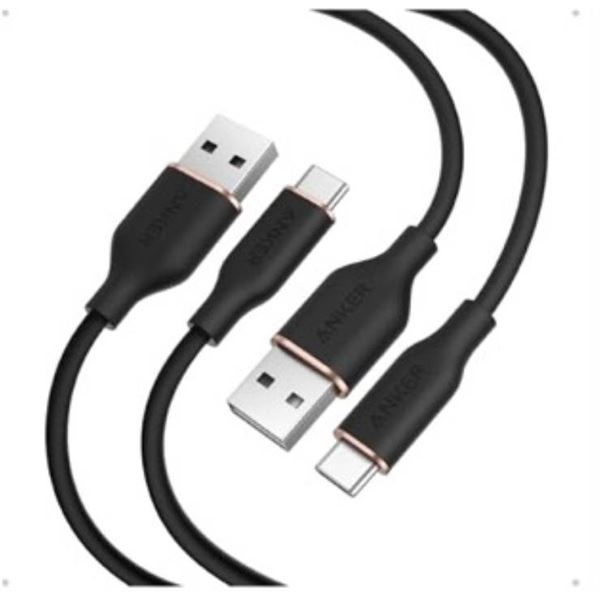 Lot of 2 - Anker USB-A to USB-C Cable 2-Pack (3ft)