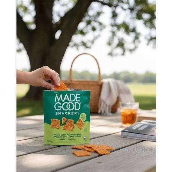 Made Good Organic Sweet Potato Crackers, 6x142g Chili Lime