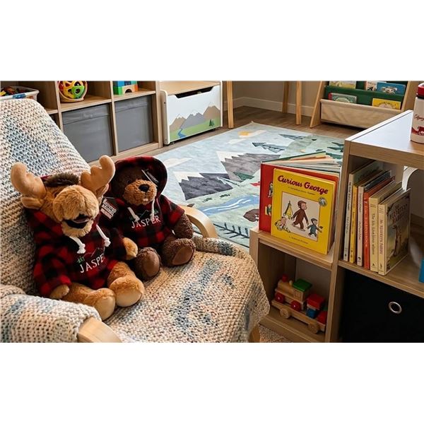 Jasper Moose and Beaver Plush Toys Pair