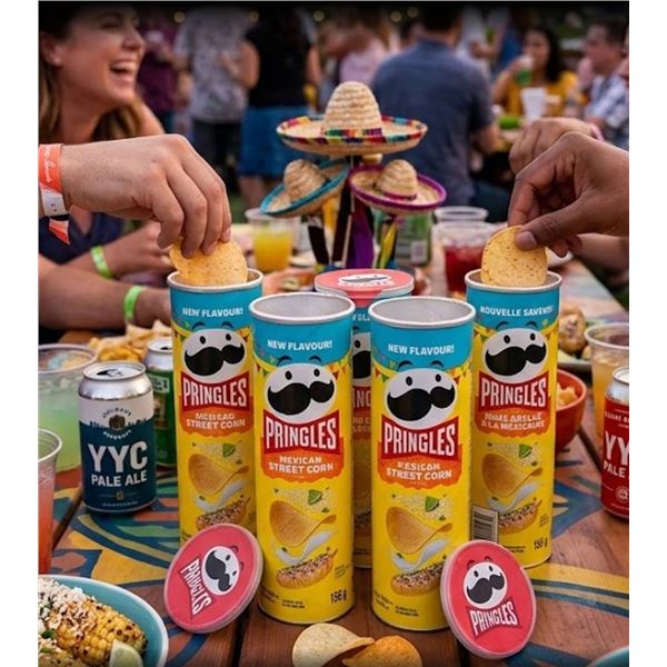 Pringles Mexican Street Corn 9 x 156g