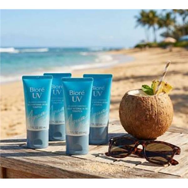 BiorÃ© UV Aqua Rich SPF 50 Moisturizer 4-Pack