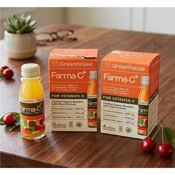 Greenhouse Farma-C+ Vitamin C Shots, 8x60ml