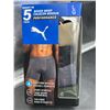 Image 2 : Puma 5-Pack Boxer Briefs, Size Large