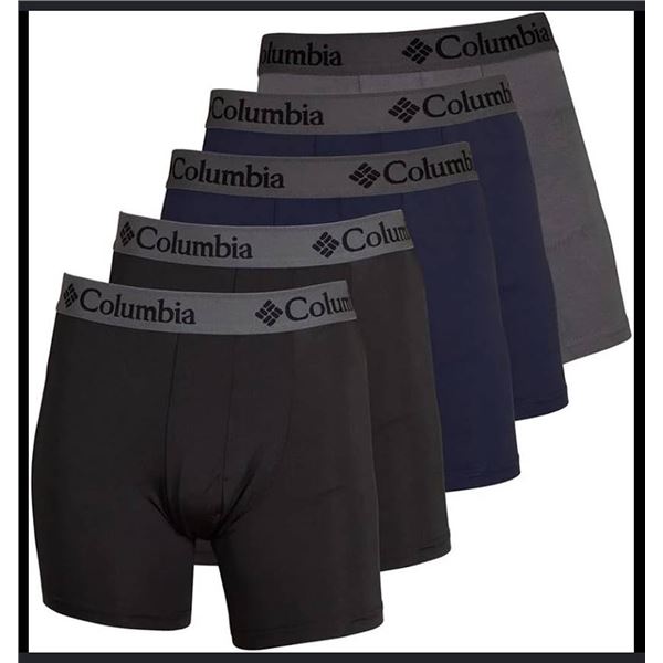 Columbia 5-Pack Contour Support Boxer Briefs,