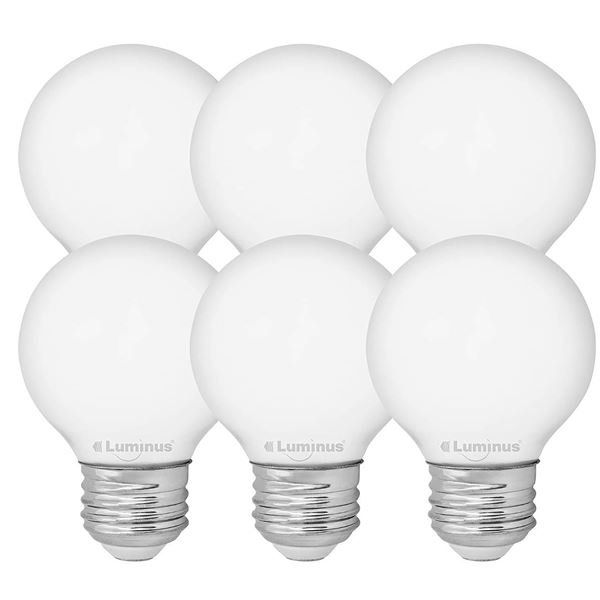 Luminus LED 4W G16 E26 Base Bulbs, Box of 6
