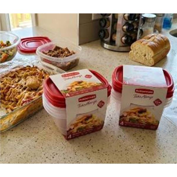Rubbermaid TakeAlongs 5.2 Cup Containers, 8ct