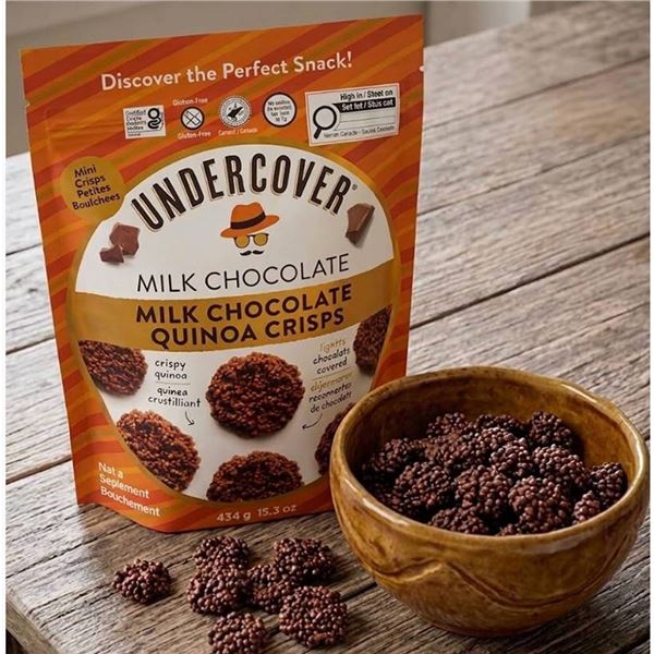 Undercover Milk Chocolate Quinoa Crisps 434g