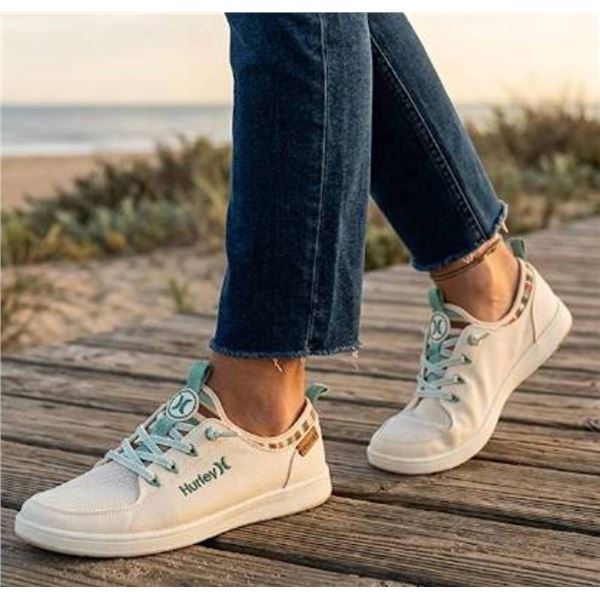 Hurley Grey/Green Sneakers Size 8