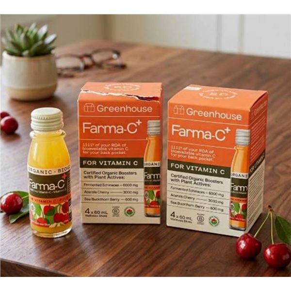 Greenhouse Farma-C+ Organic Vitamin C Shots