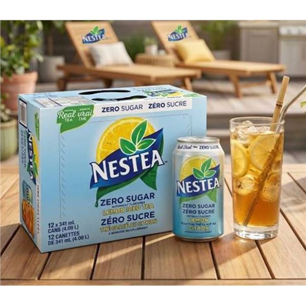 Nestea Zero Sugar Lemon Iced Tea 12-Pack