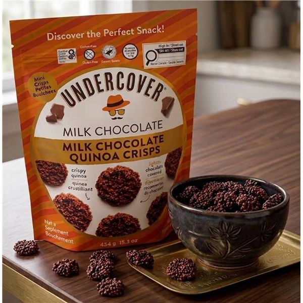 Undercover Milk Chocolate Quinoa Crisps 434g