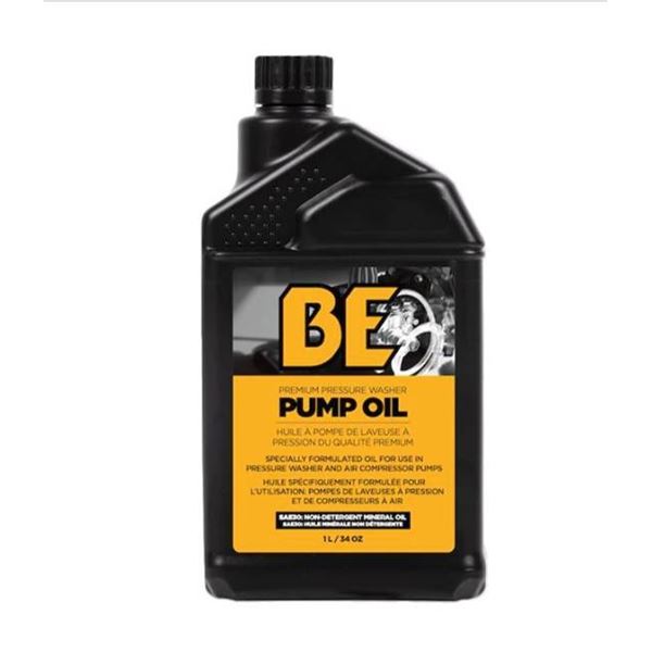 BE Power Equipment Pump Oil 30W Non-Detergent - 1-L