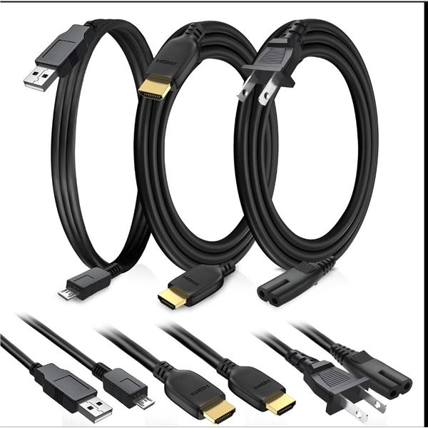 Brendez Gaming Console Replacement Cable Set