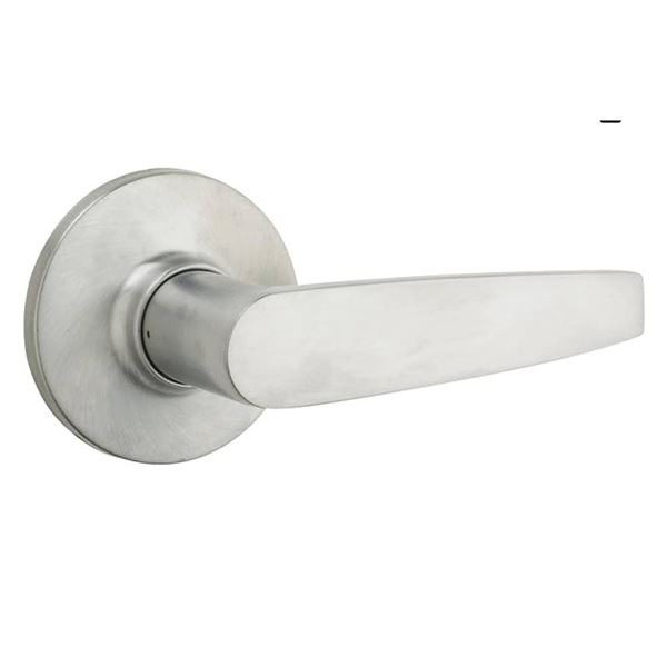 Weiser Winston Satin Chrome Door Handle, Reversible Passage Lever