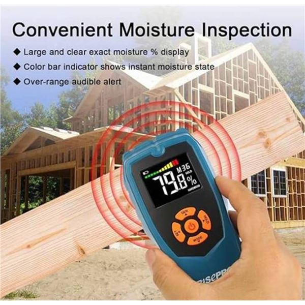 RISEPRO Inductive Wood Moisture Meter
